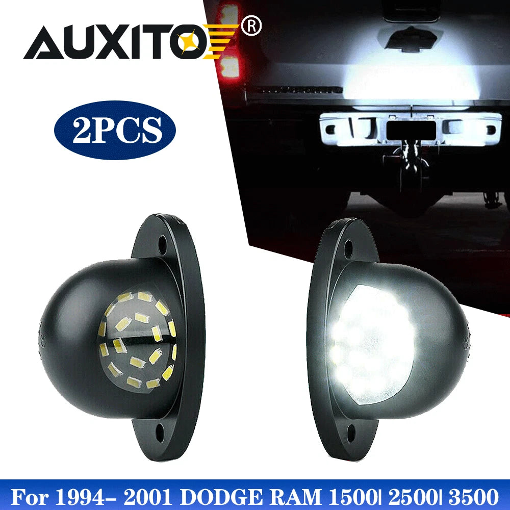 LED License Plate Rear Bumper Lights for Dodge Ram 1500 2500 3500 (1994–2001)