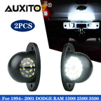 LED License Plate Rear Bumper Lights for Dodge Ram 1500 2500 3500 (1994–2001)