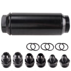 High Flow Fuel Filter 250PSI 100 Micron AN6 AN8 AN10 for Universal