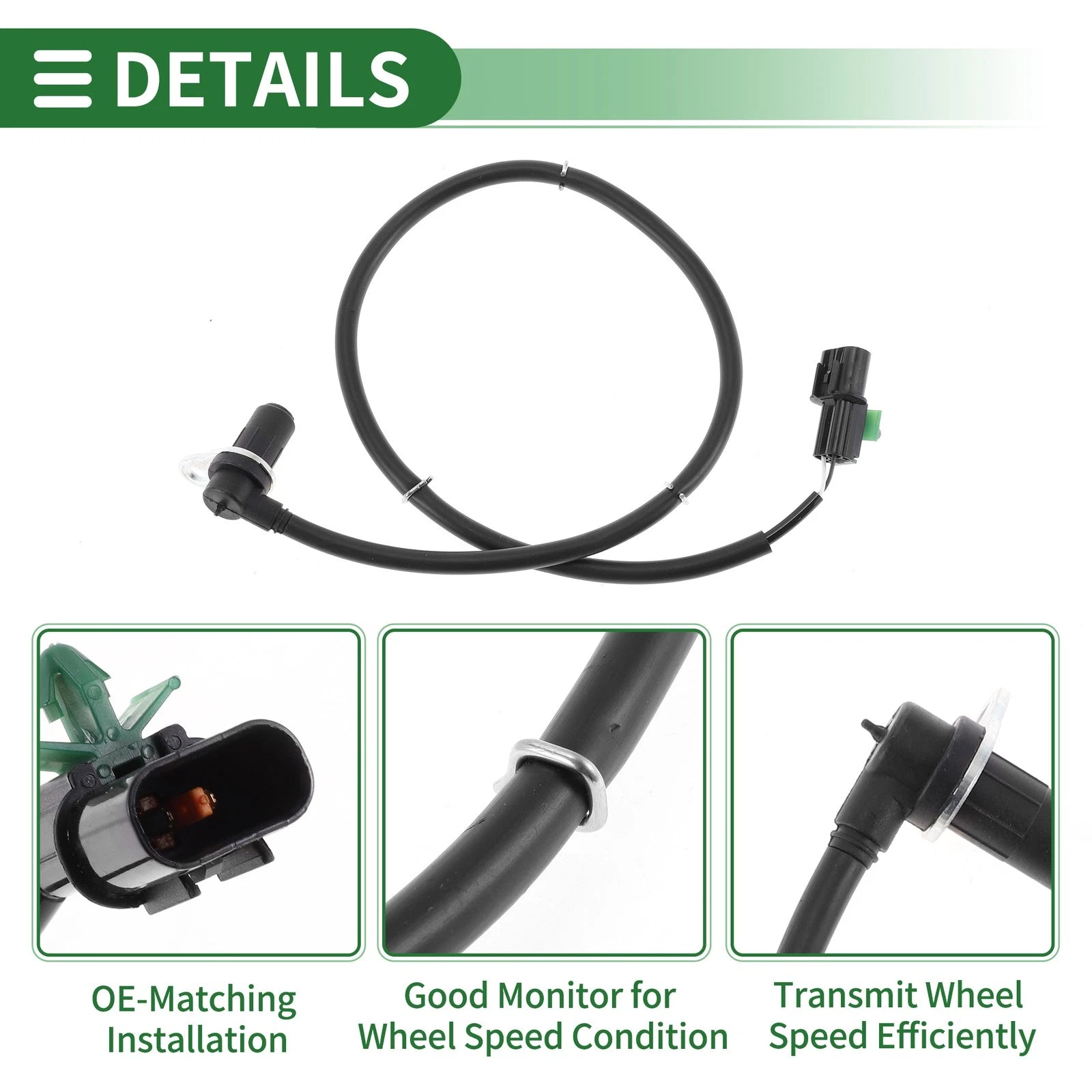ABS Wheel Speed Sensor No. 4670A255 for Mitsubishi Montero IV (2006–2016)