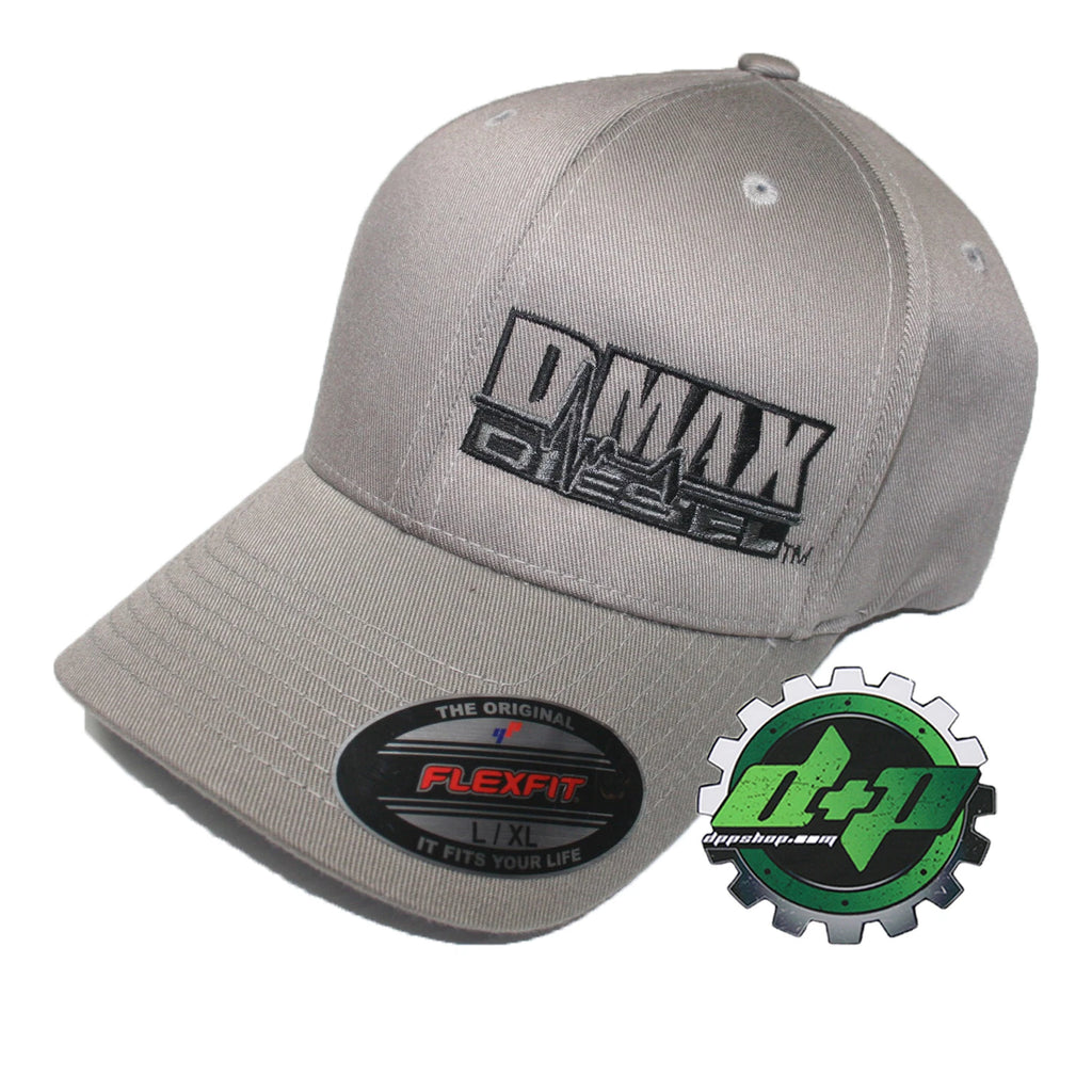Duramax Dmax Flex Fit Hat Ball Cap L/XL - Gray (Cummings)
