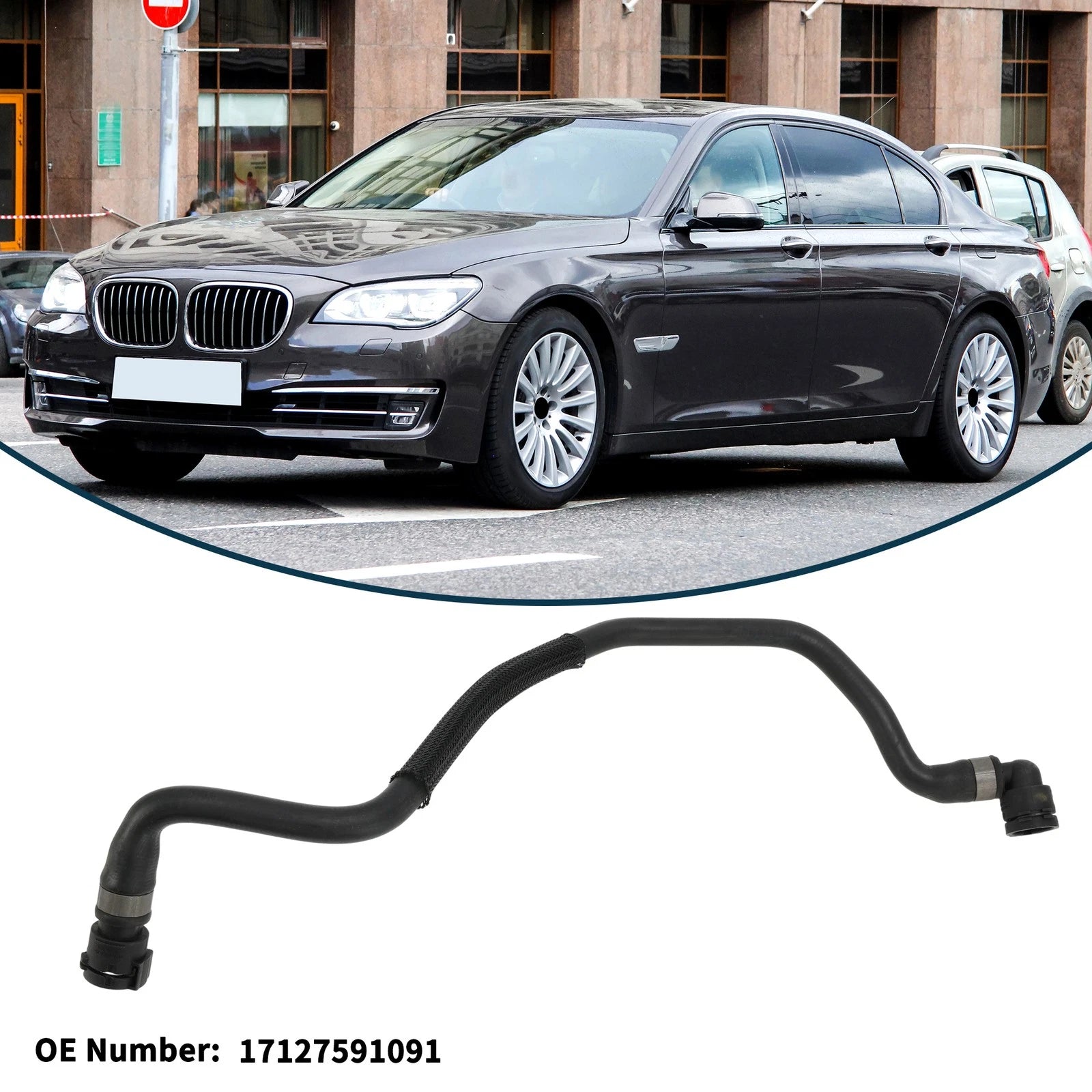 Radiator Hose for BMW F02 Series 760Li (2010–2015) No. 17127591091
