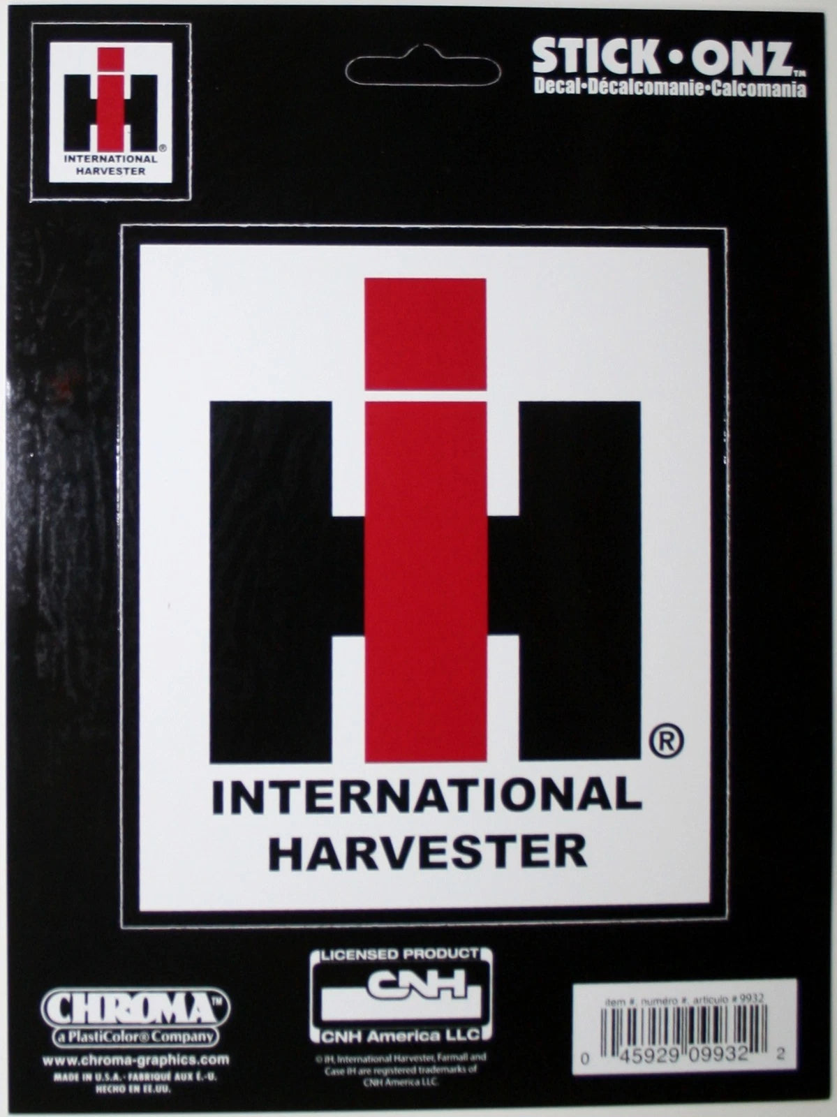 Sticker Decal for IH International Harvester Tractor (Farm Art)