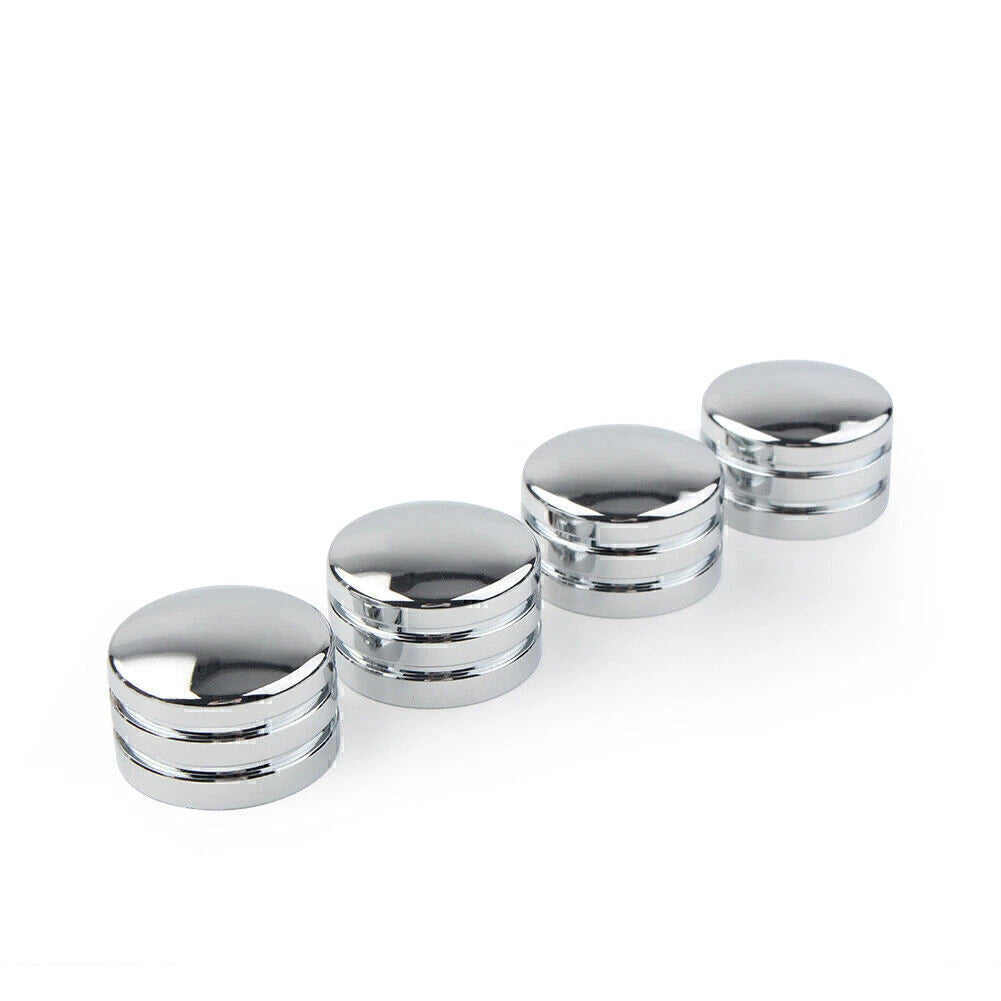 4X Chrome Head Bolt Covers for Harley Sportster XL883 (1986–2023)