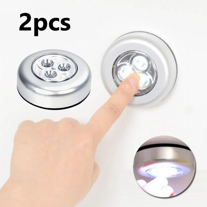 3X LED Touch Lamps Button Spot Lights for Automotive Use