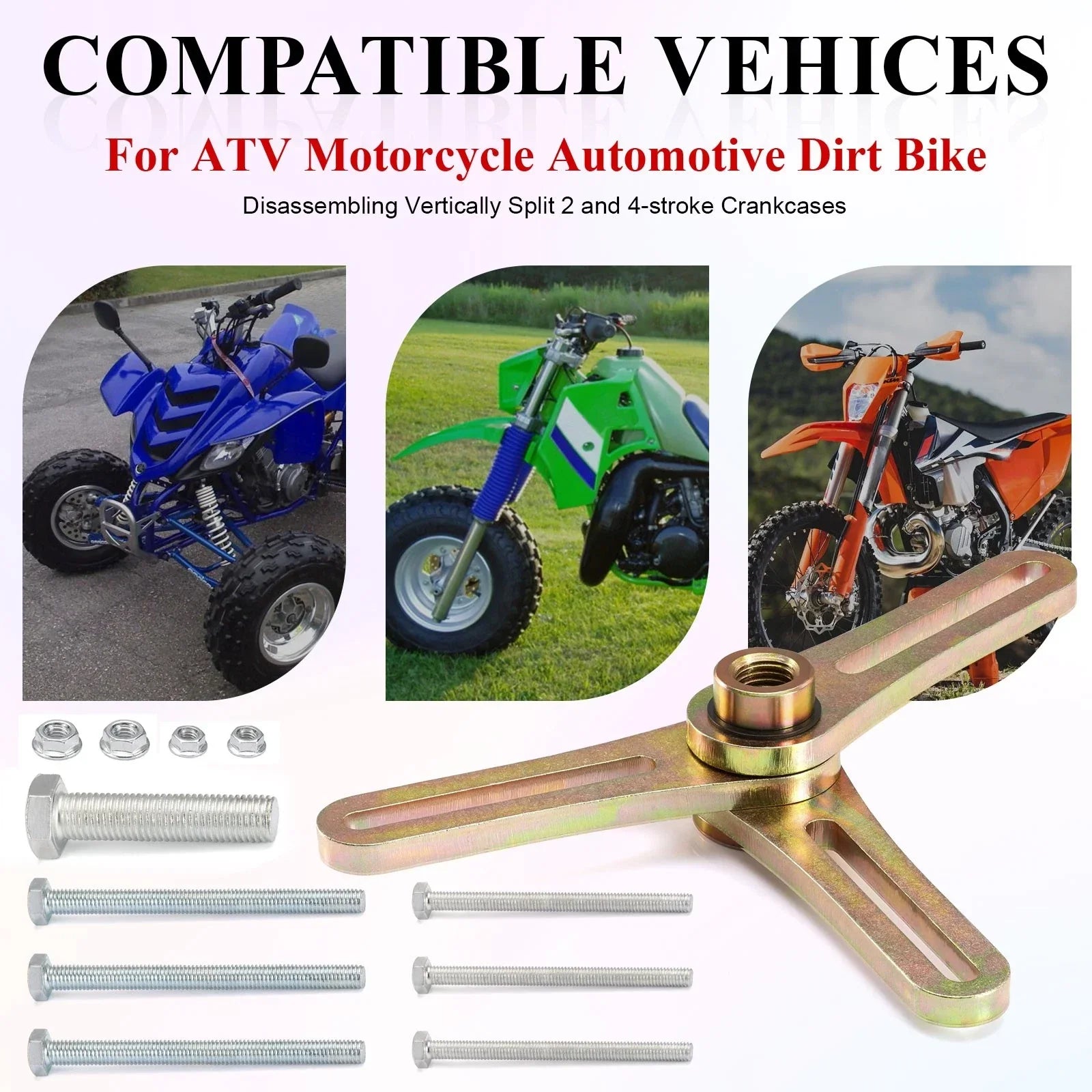 Crank Case Splitter Puller Tool for Motorcycle ATV