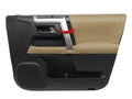 Door Panel Cover for Toyota 4Runner (2010–2020) Beige Tan PVC Leather