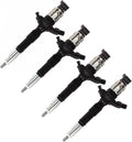 4X Common Rail Injector 095000-5760 1465A054 for Mitsubishi Pajero (2000–2006)