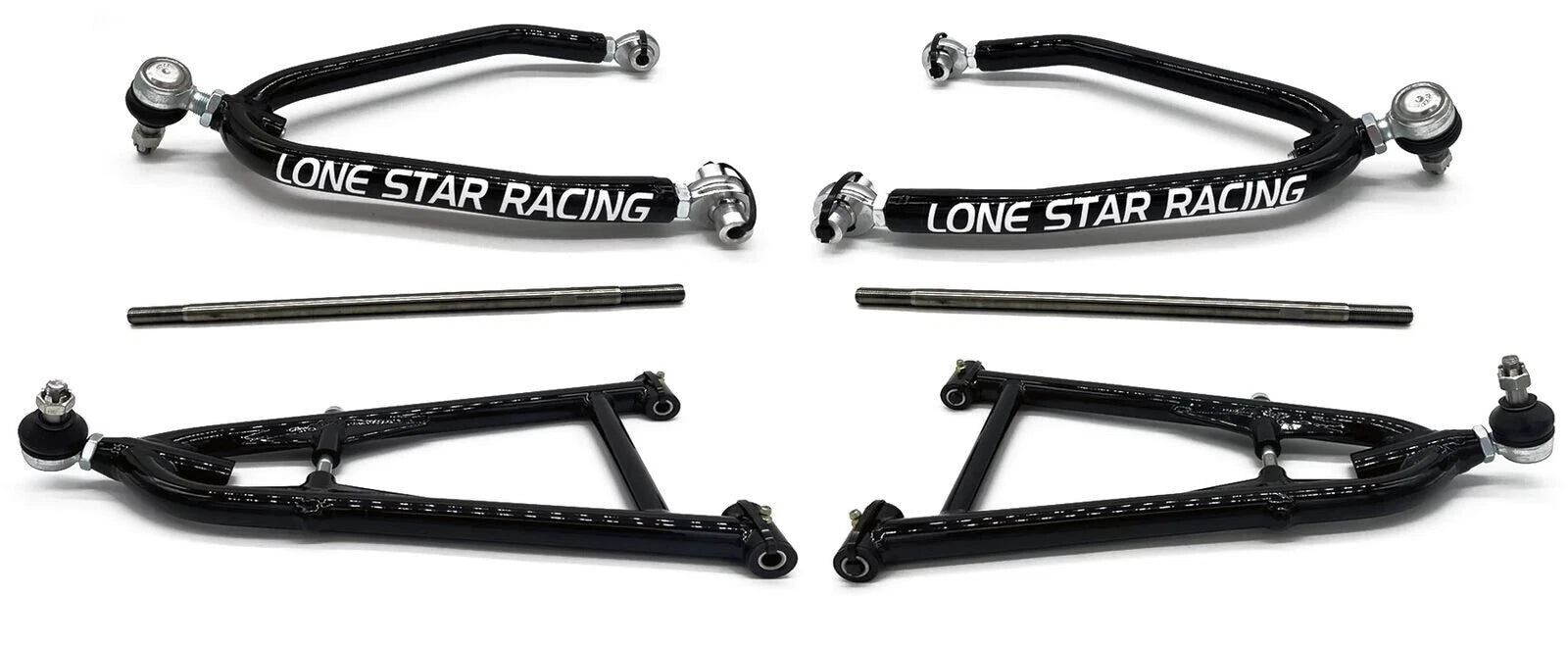 Set of 4 Lonestar LSR DC-4 +3 Arms + Elka Legacy Shocks for Suzuki LTZ400 (2005–2008)