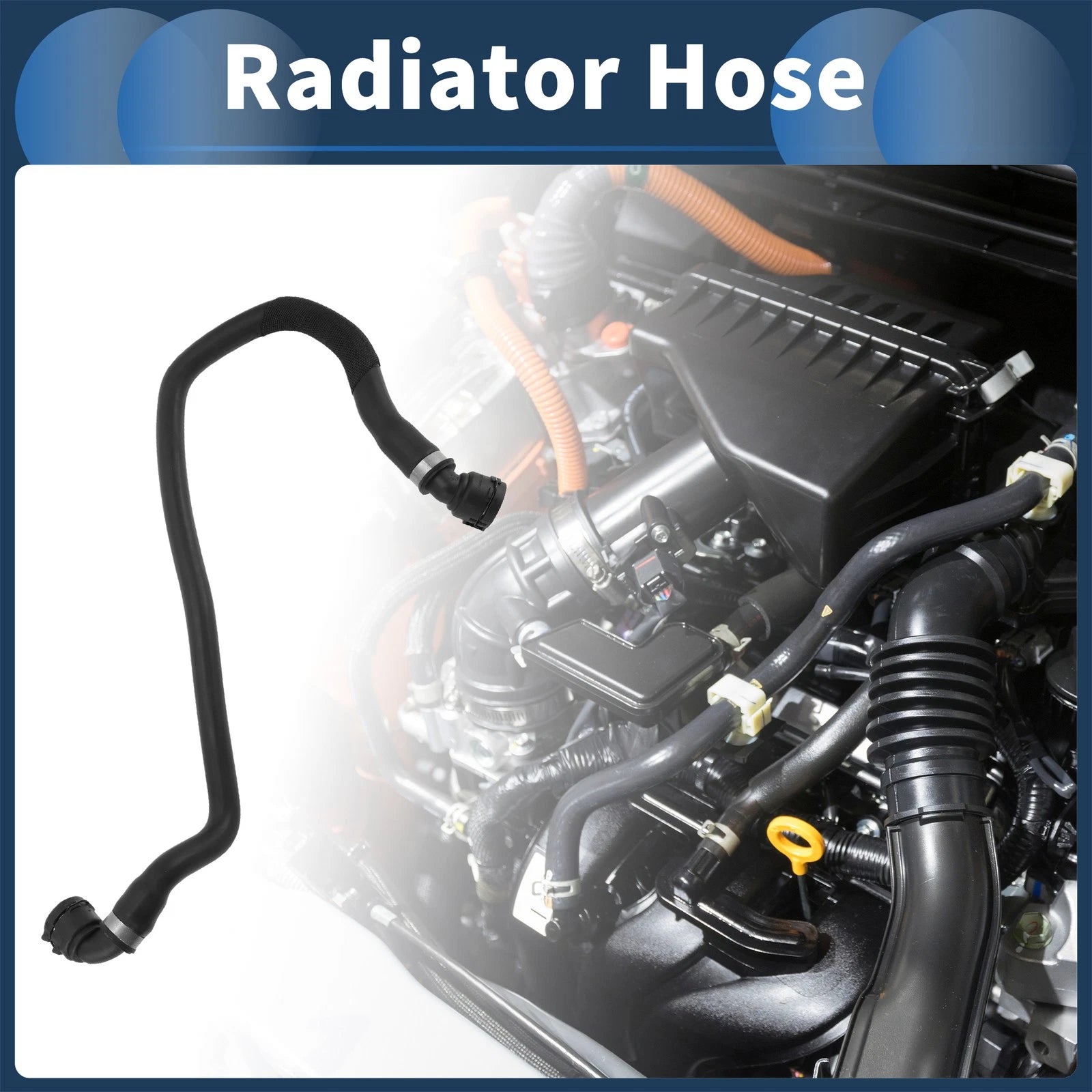 Radiator Hose for BMW X3 (2007–2010) No. 17123422785 Rubber