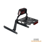 Low Profile Sports Sissy Bar for Dyna Wide Glide FXDWG 2006-2009, 2015-2017