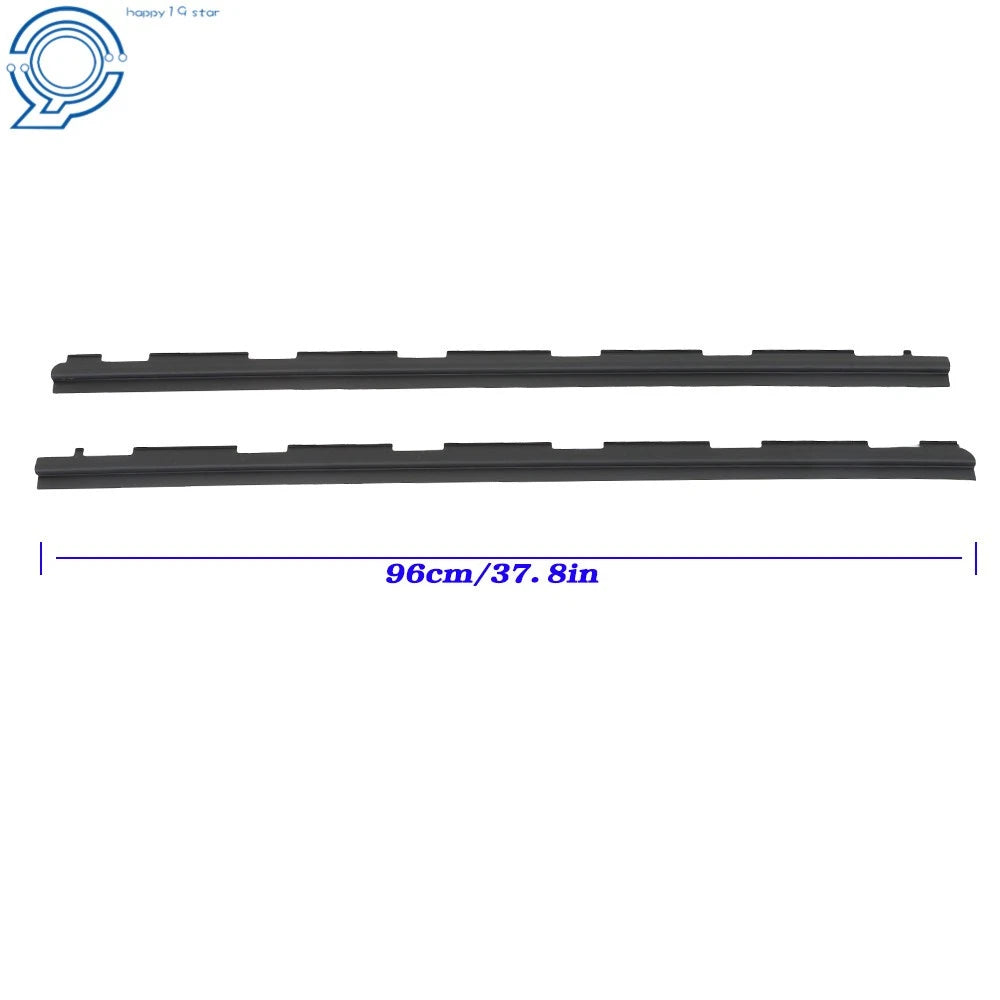 Outer Front Window Sweep Weatherstrip Seal Pair for Chevy GMC Pickup (1988–1999)