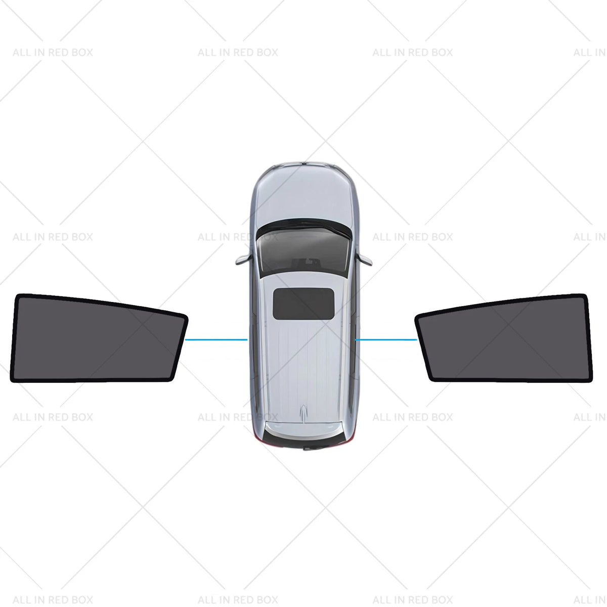 Magnetic Sun Shades for Nissan Tiida (2004–2010) C11 Hatch Front Windows