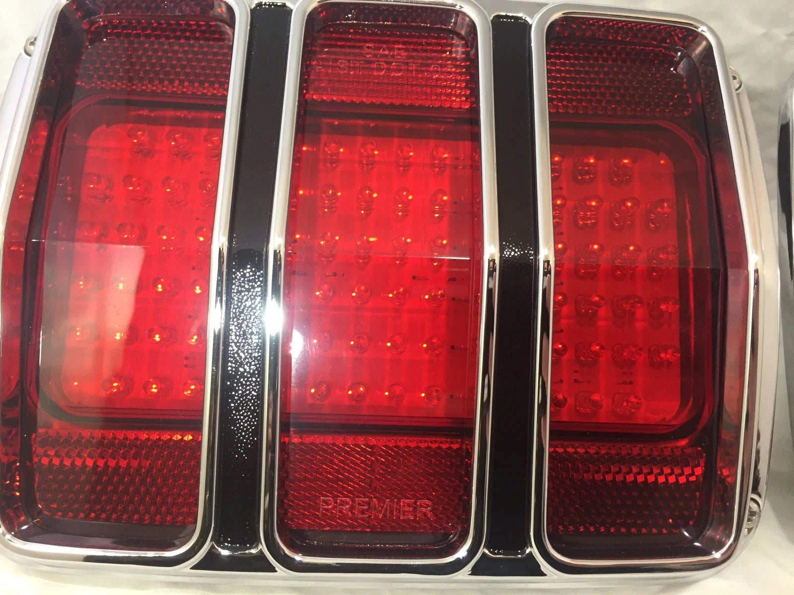 Pair Sequential LED Tail Lights Replacement for 1965-1966 Mustang