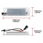 2x LED License Plate Light for Alfa Romeo 147 156 159 Giulietta MiTo