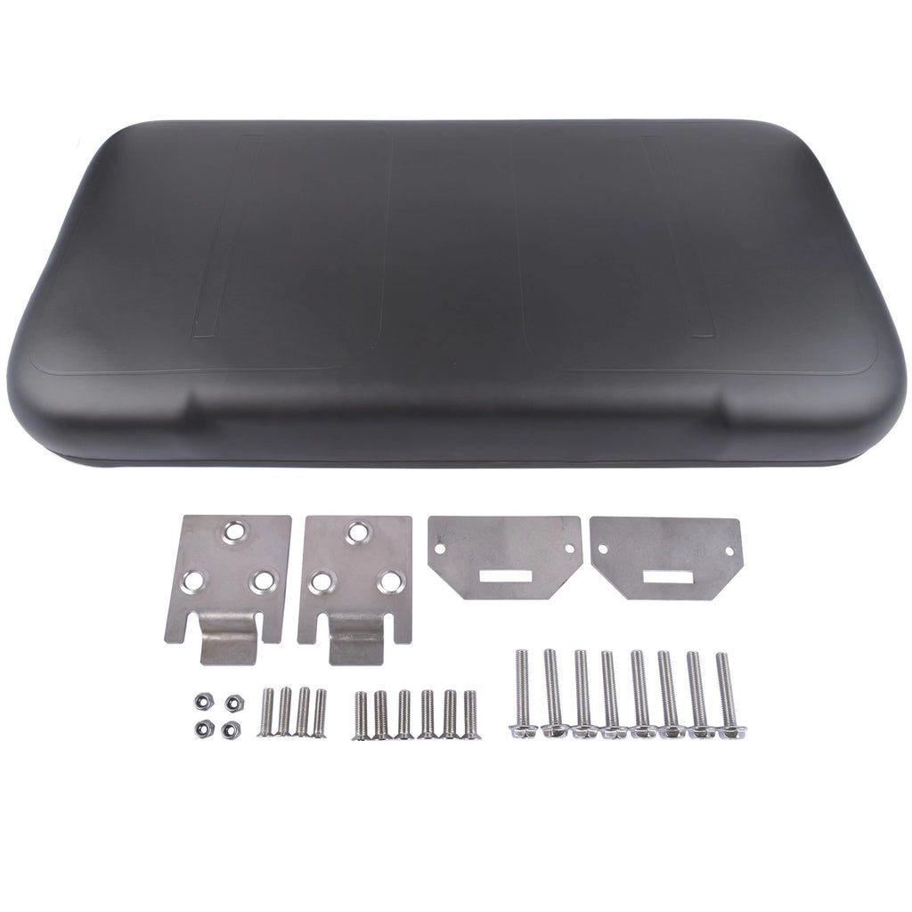 Black Front Seat Bottom with Hardware for EZGO Medalist TXT (1994-2013)