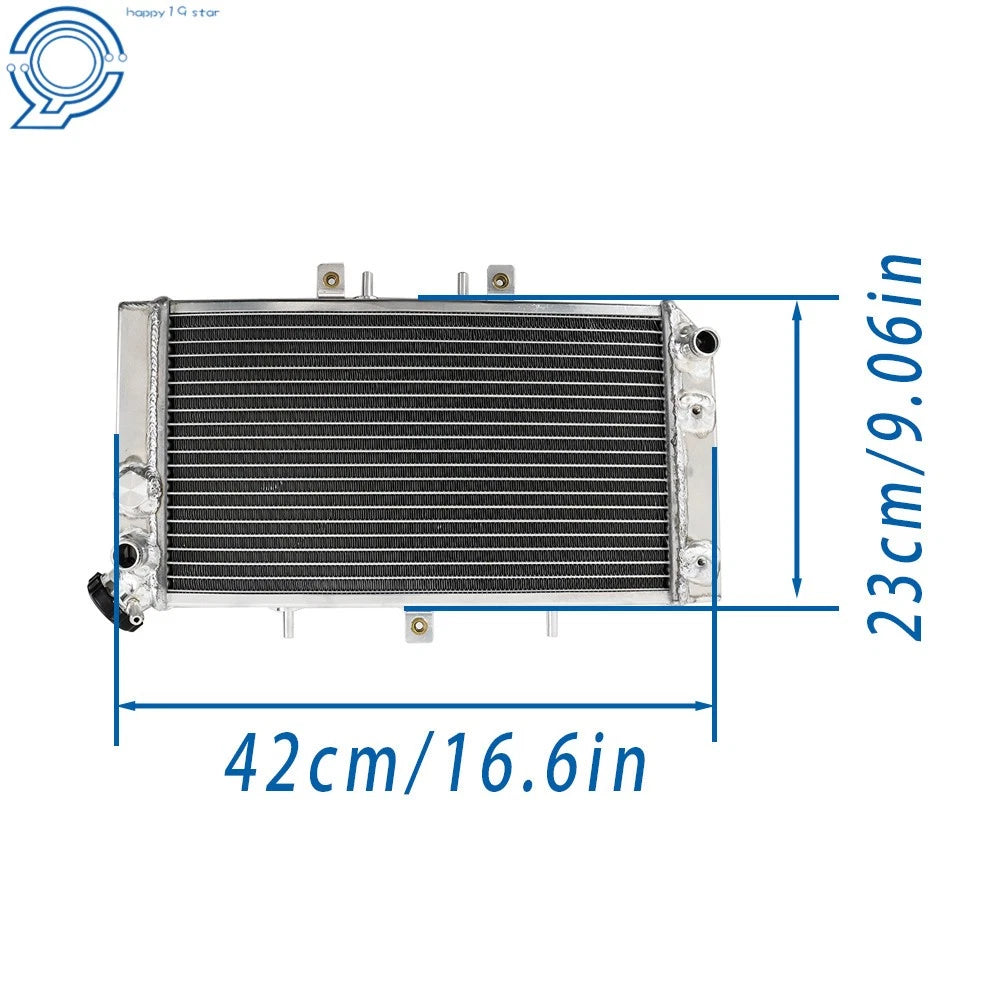 Radiator for Polaris Predator 500, Outlaw 450, 525 MXR IRS (2003–2007) 1240302 2 Row