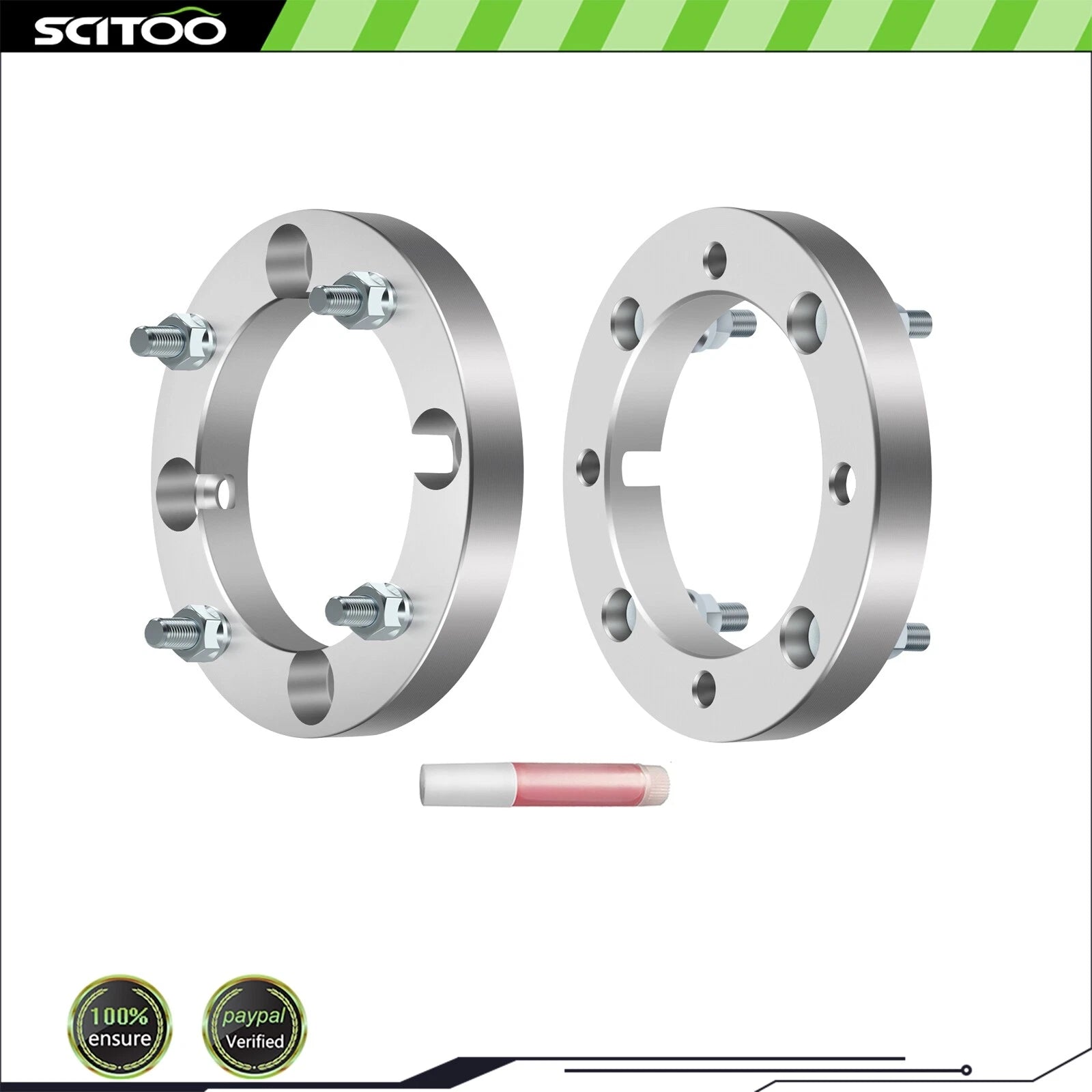 2X 4x156 1" Wheel Spacers 10x1.25 for Polaris RZR 900 XP 1000 (2014–2018)