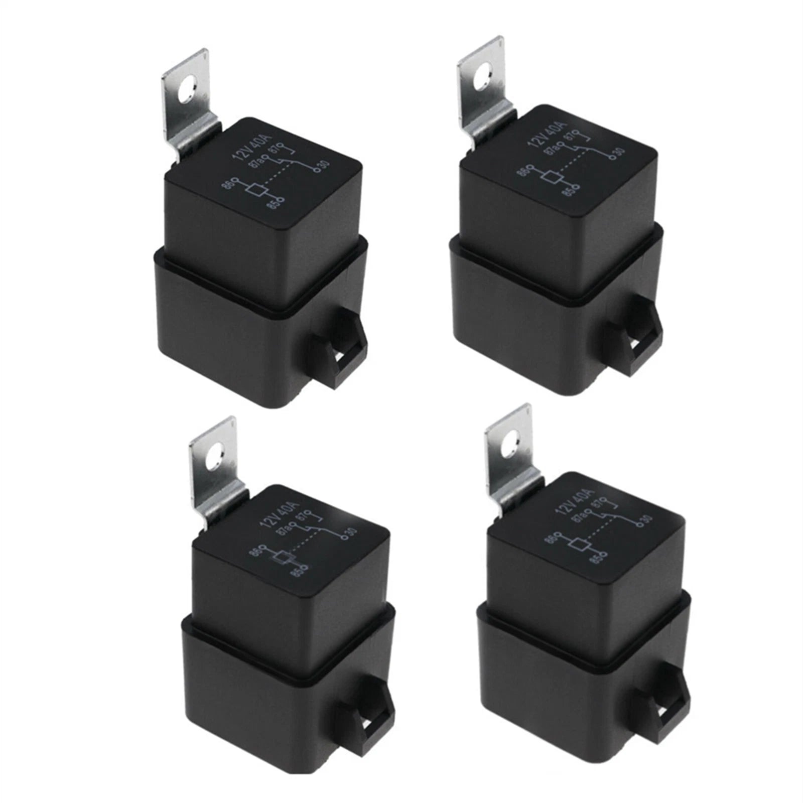 4-Pack 12V Power Relay for Mercury Force CMC Trim (882751A1, 3854138, AZ973-1C-12DC4)