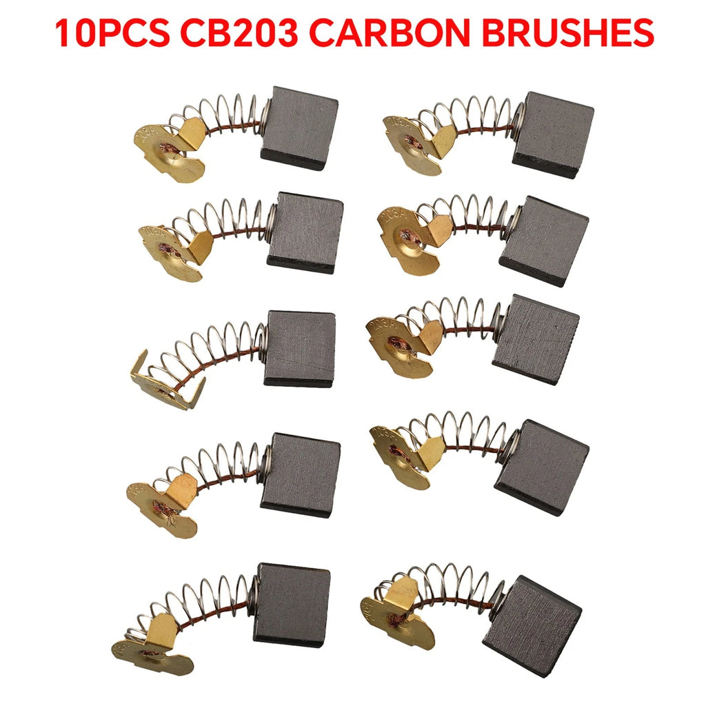 Set of 10 Carbon Brushes CB325 / 459 / 303 / 419 / 203 for Angle Grinder