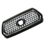 Front Upper Grille for Toyota Tacoma (2016–2021) Matte Black Chrome Gray