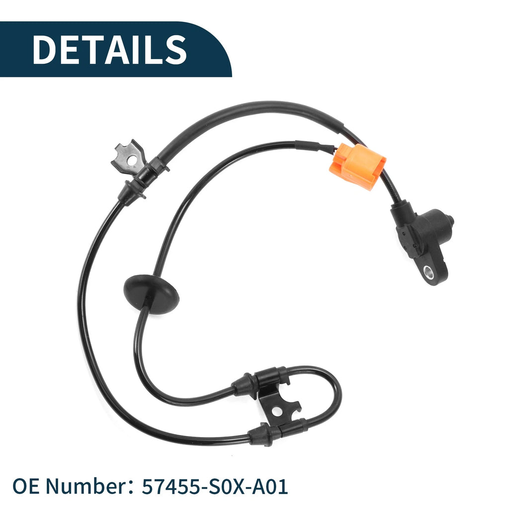 ABS Wheel Speed Sensor No. 57455-S0X-A01 for Honda Odyssey (2005–2010)