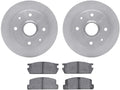 Rear Brake Pad and Rotor Kit for Mazda RX7 (1981–1985) RQ465YK