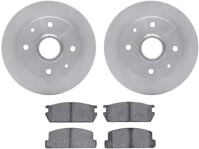 Rear Brake Pad and Rotor Kit for Mazda RX7 (1981–1985) RQ465YK