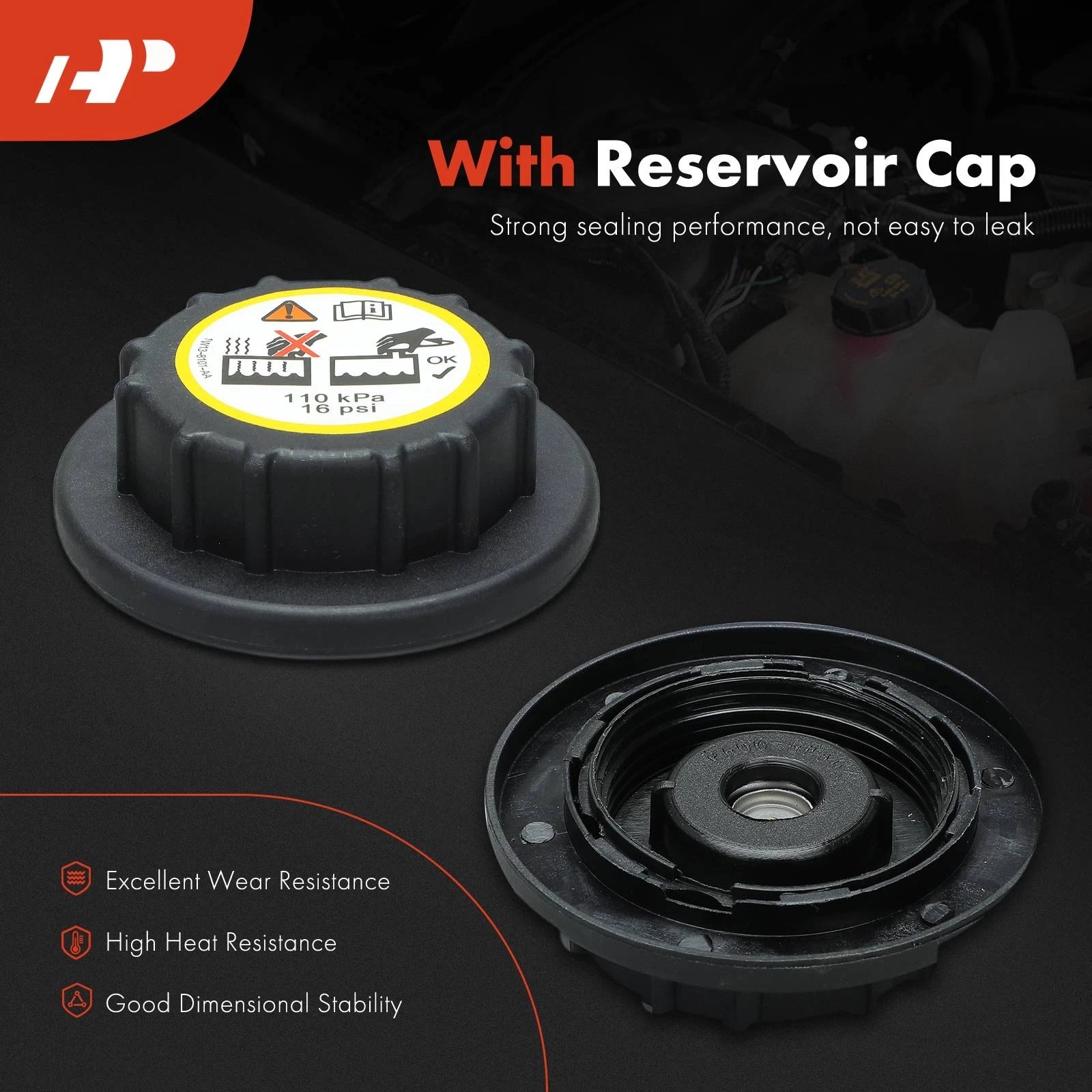 Coolant Reservoir Tank with Cap for Nissan Armada (2005–2015)