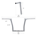 1 1/4" Chrome Ape Hanger Handlebar for Harley Touring Road King