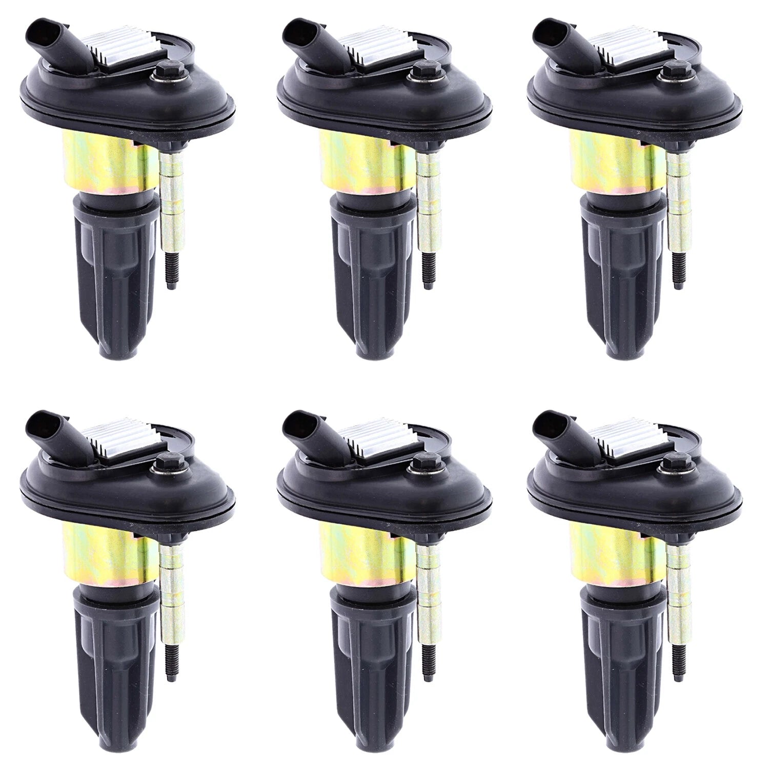 Denso Ignition Coil Set of 6 for Rainier Trailblazer Ascender (2004–2007)