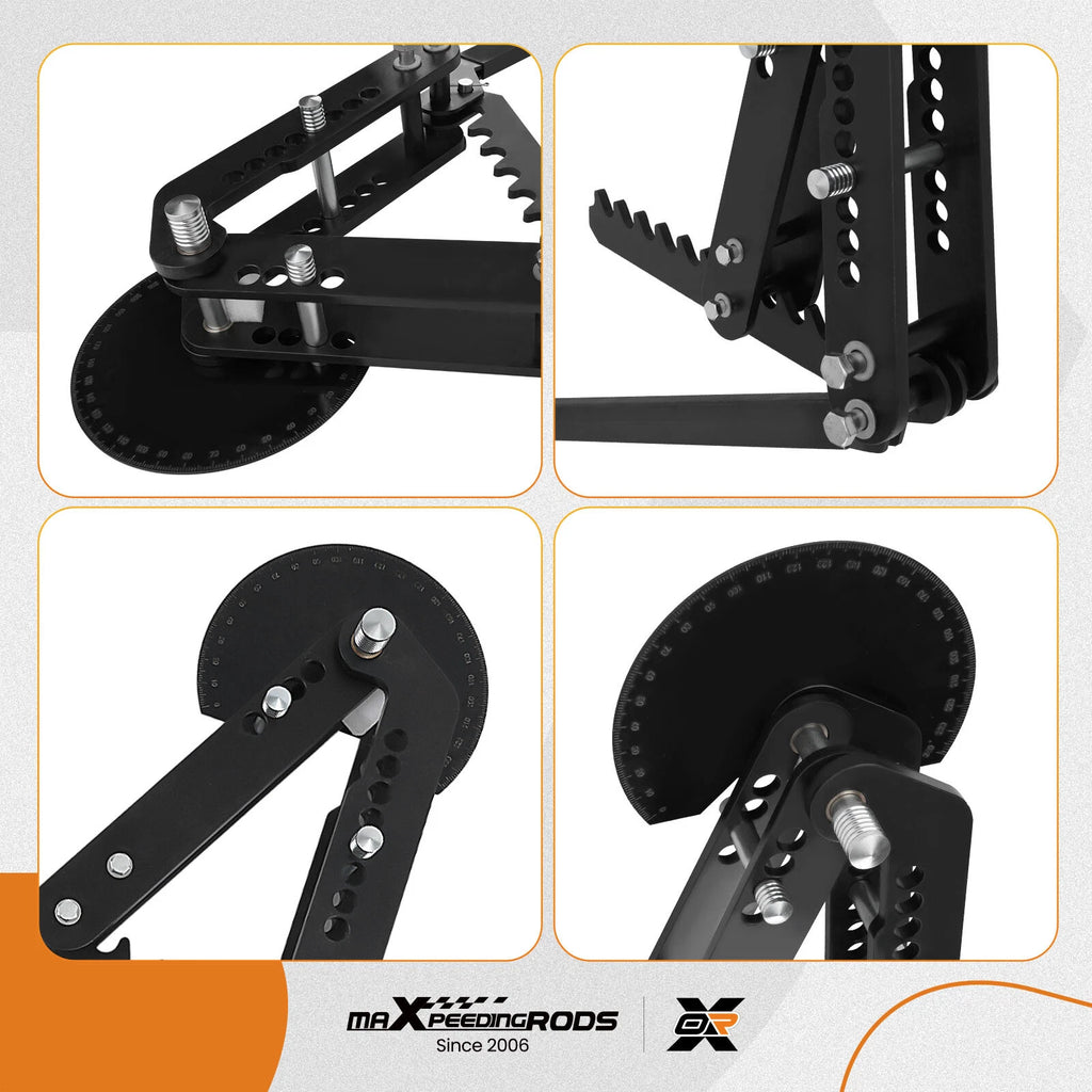 Tube and Pipe Bender for Steel Tubing (Manual, Black Oxide Coating)