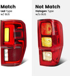LED Tail Light for Ford Ranger (2019–2023) W/BLIS Right Passenger Side KB3Z13404G