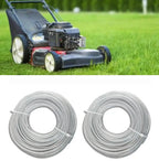 Set of 2 Steel Trimmer Line 15 Meter for Lawn Trimmers