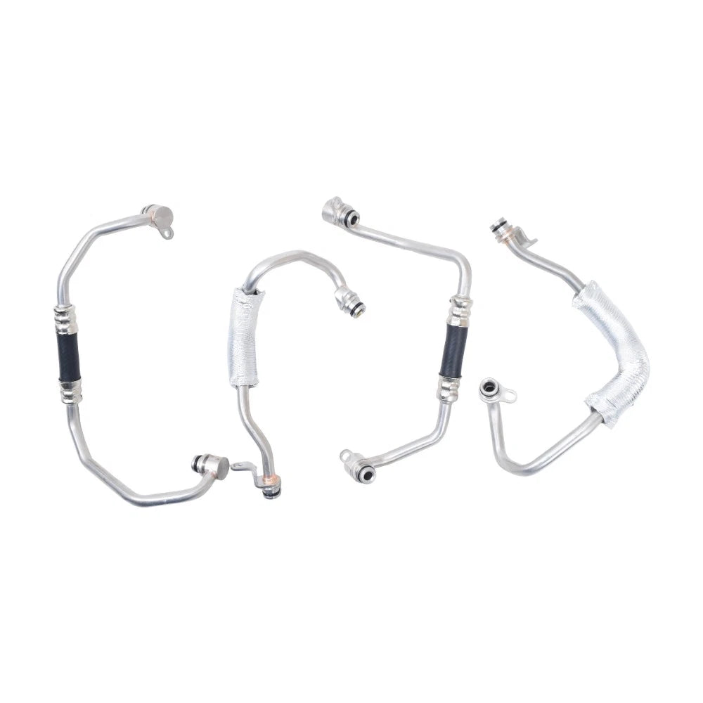 4X Turbo Charger Coolant Hose Line Kit for BMW 335i xDrive 335is 335xi