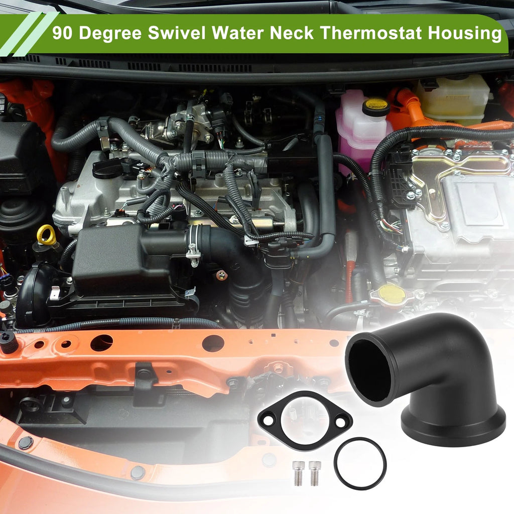 90° Swivel Water Neck Thermostat Housing for Chevy SBC BBC 265 327 350 396