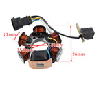 6-Pin Stator Magneto 639865 for Piaggio Zip SP TPH Typhoon NRG Power MC3 50cc (1999–2009)