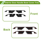 Set of 4 Interior Door Handle Bowl Cover Trim for Toyota Camry (2024–2025)