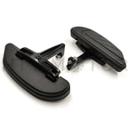 Airflow Black Passenger Floorboard Mount Bracket Kit for Harley Touring FLHR (1993–Present)
