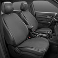 Set of 2 Universal Front Row Seat Covers for Car Truck Grey