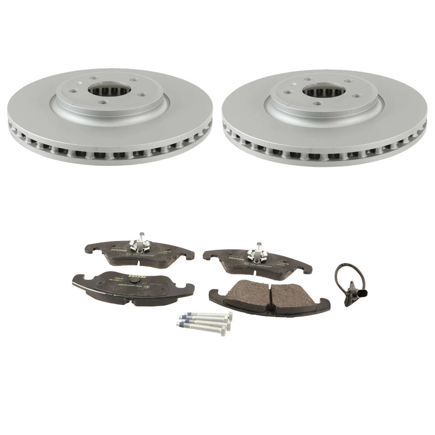 SHW Performance Brake Kit with Rotors & Textar Pads for Audi A4 A5 S4 S5 (2009–2021)