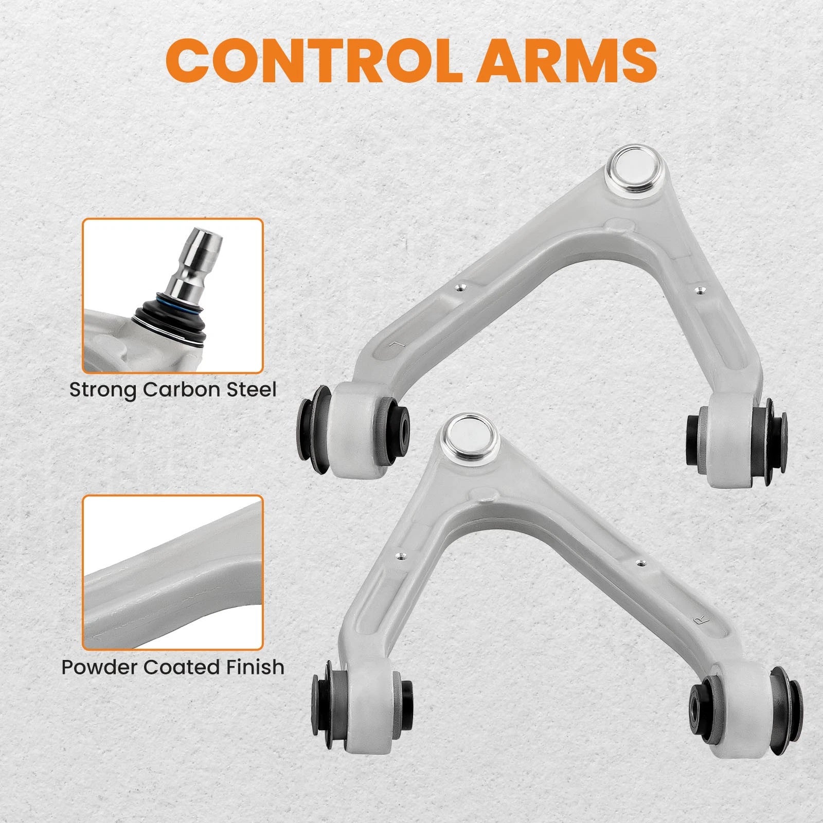 Suspension Kit with Upper Control Arms & Lower Ball Joints for Hummer H3 H3T (2006–2010)