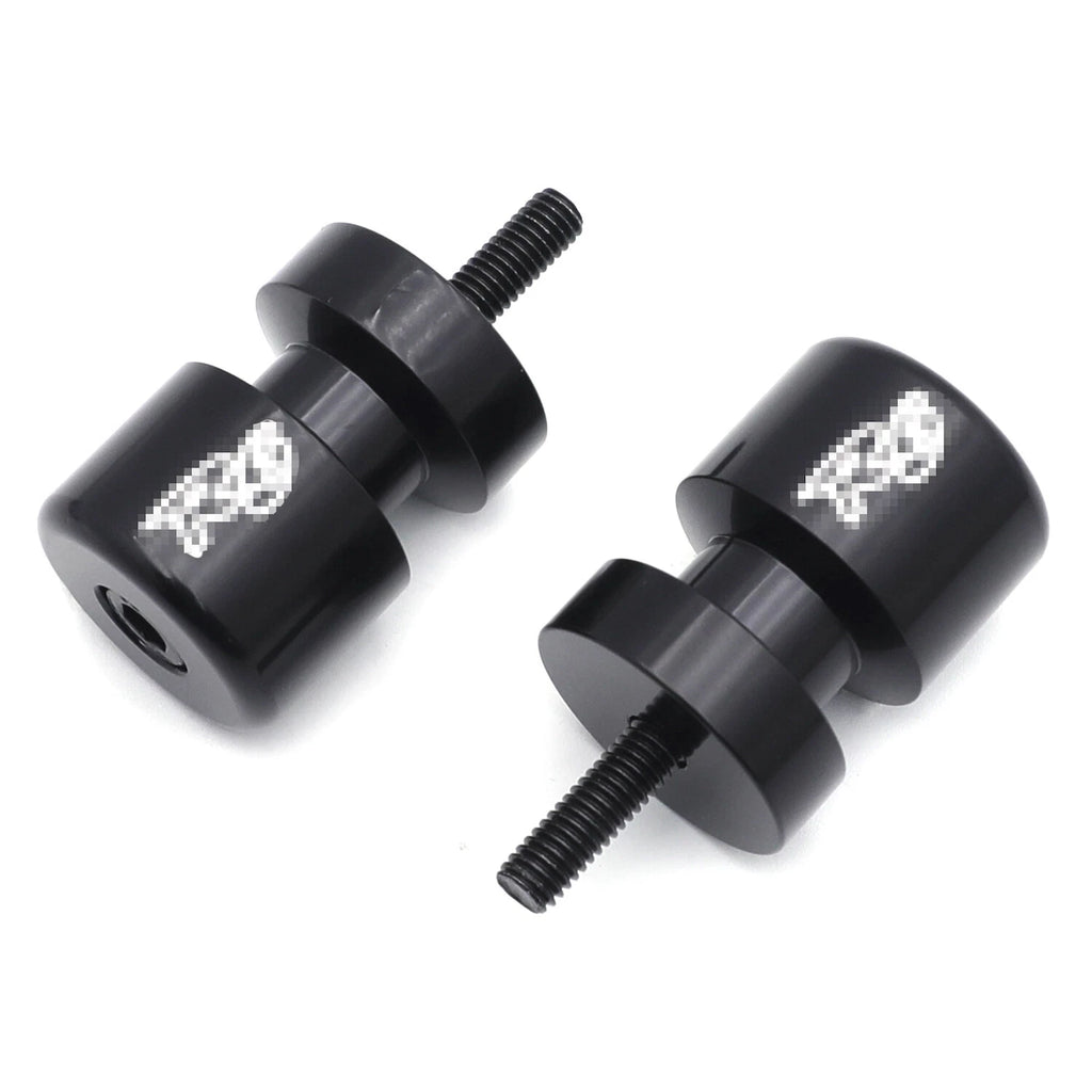 Black Swingarm Spool 6mm for Yamaha FZ6 (2004–2008) / R1 YZF-R1 (1998–2015) / YZF600R (2005)