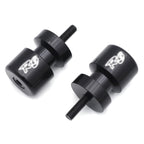 Black Swingarm Spool 6mm for Yamaha FZ6 (2004–2008) / R1 YZF-R1 (1998–2015) / YZF600R (2005)