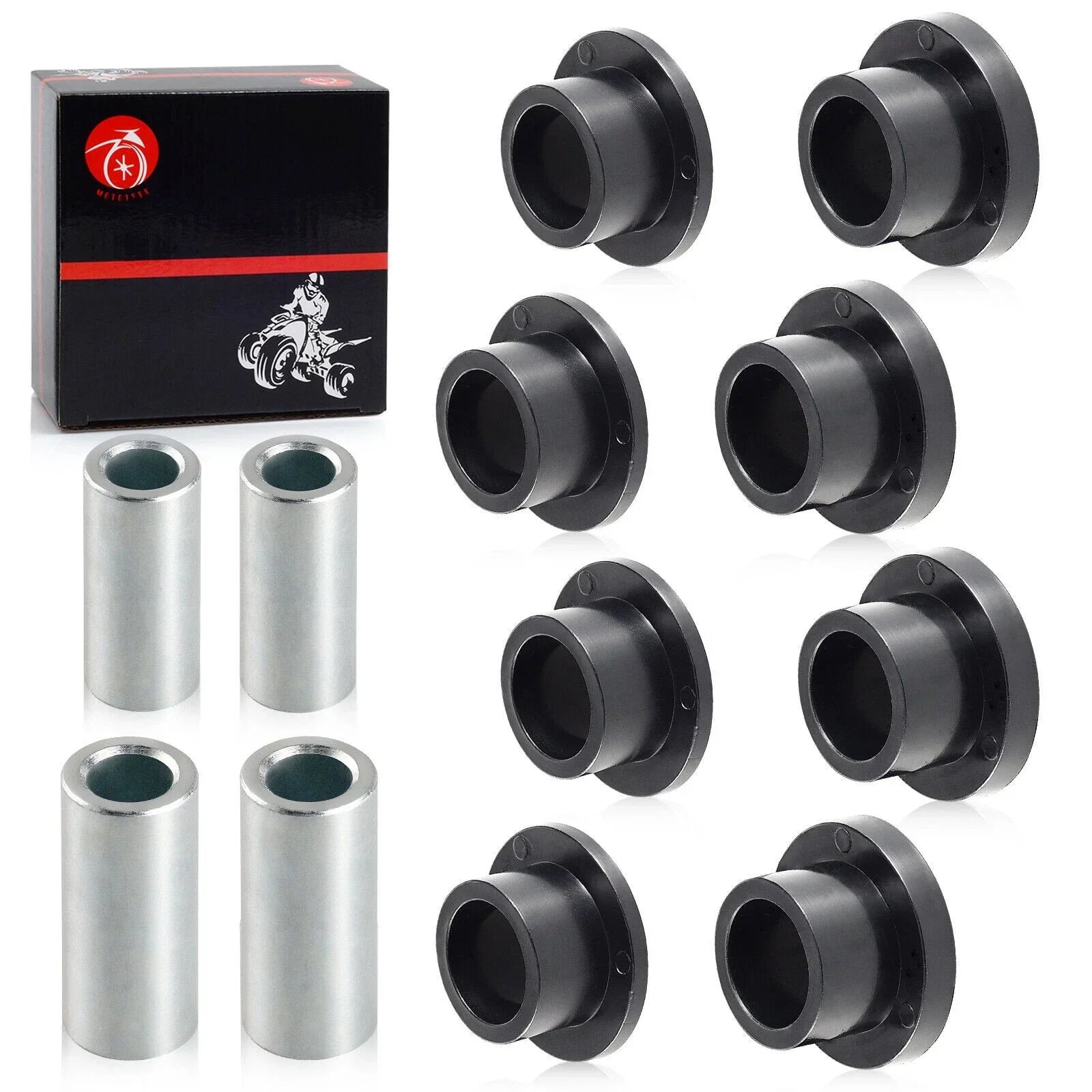 Front Shock Bushing Sleeve Kit for Polaris Ranger Diesel HST Brutus XD (2010–2014)