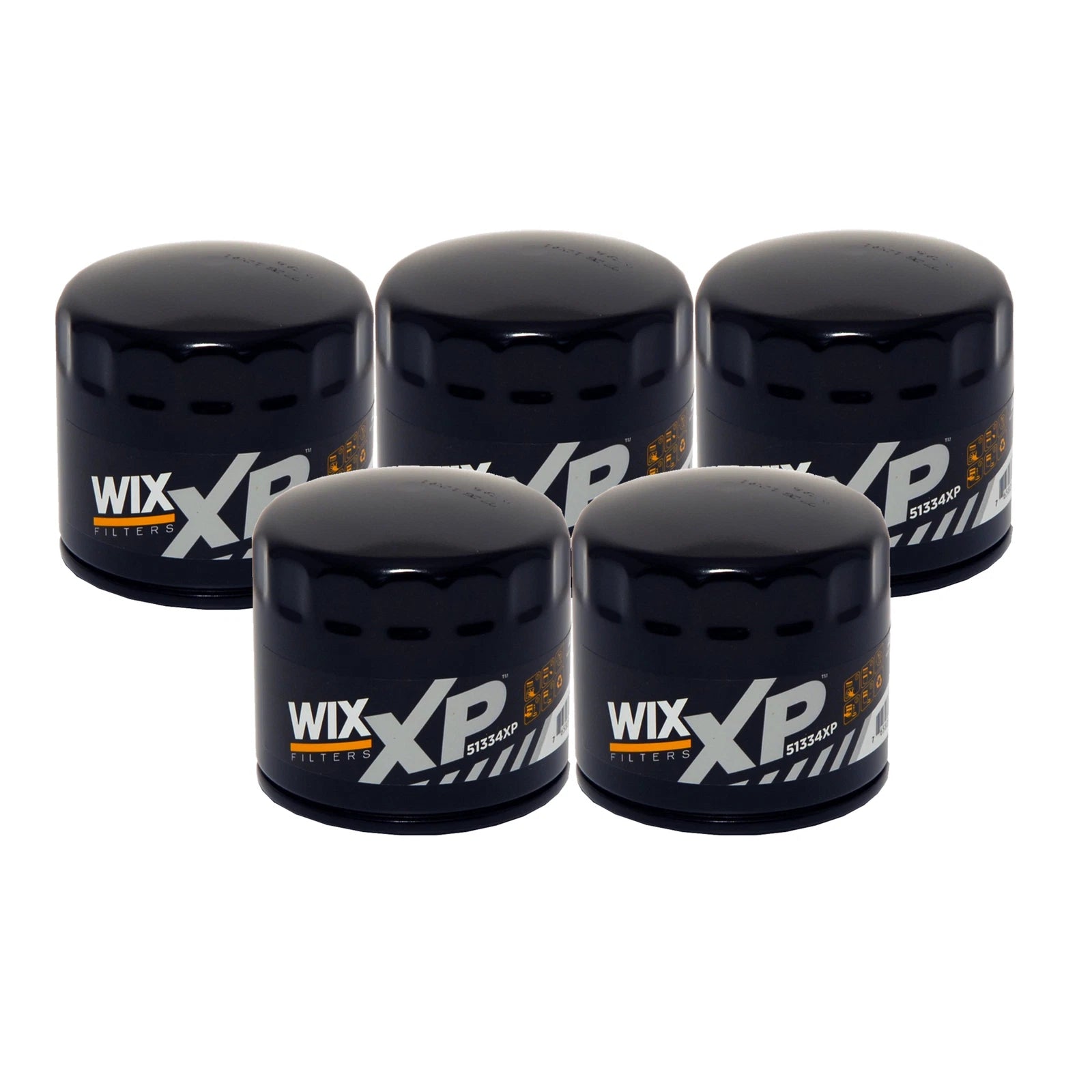 Set of 5 Engine Oil Filters for Chevy Dodge Ford Honda Hyundai Subaru
