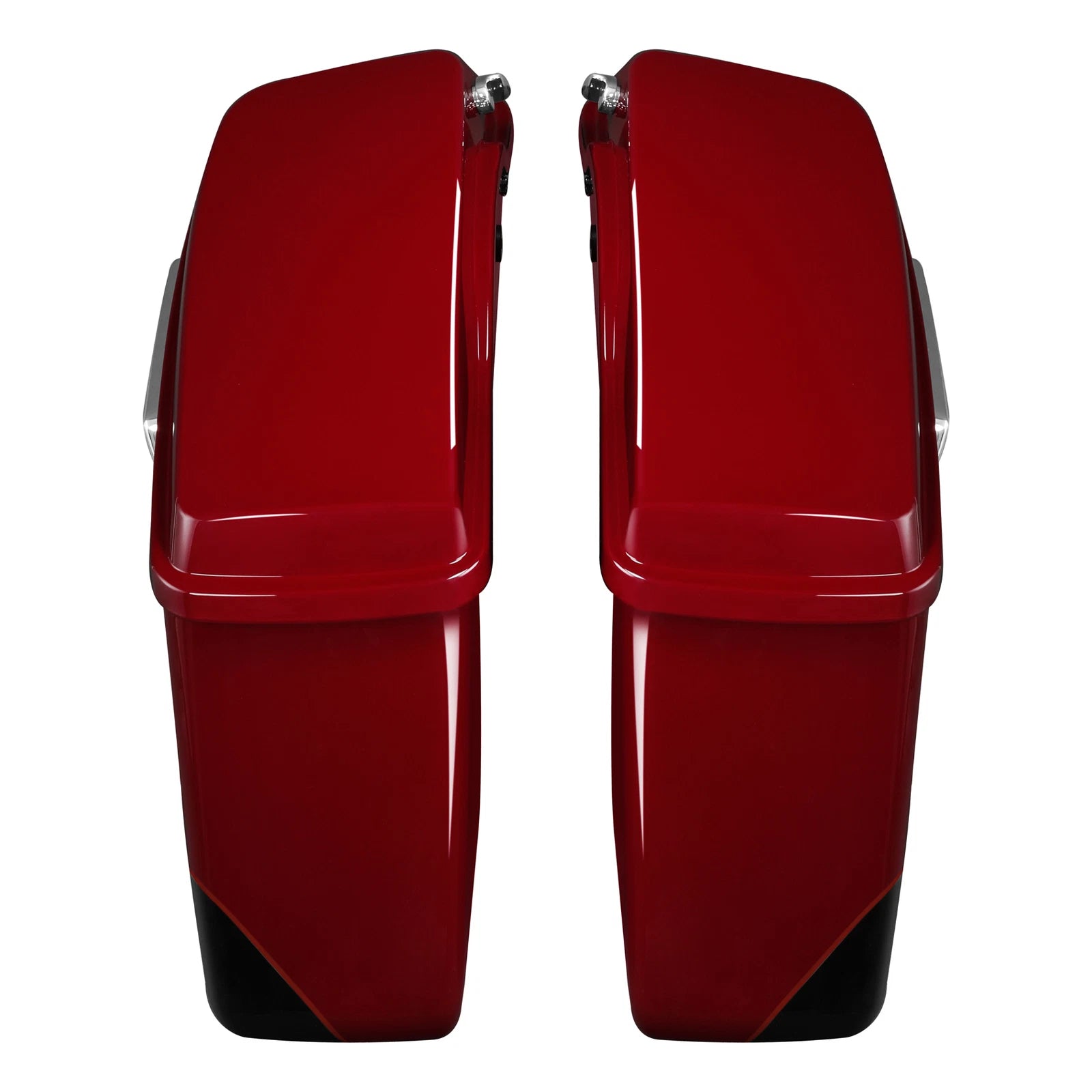 Hard Saddlebags for Harley Electra Glide (2014–2023) Billiard Red, Vivid Black