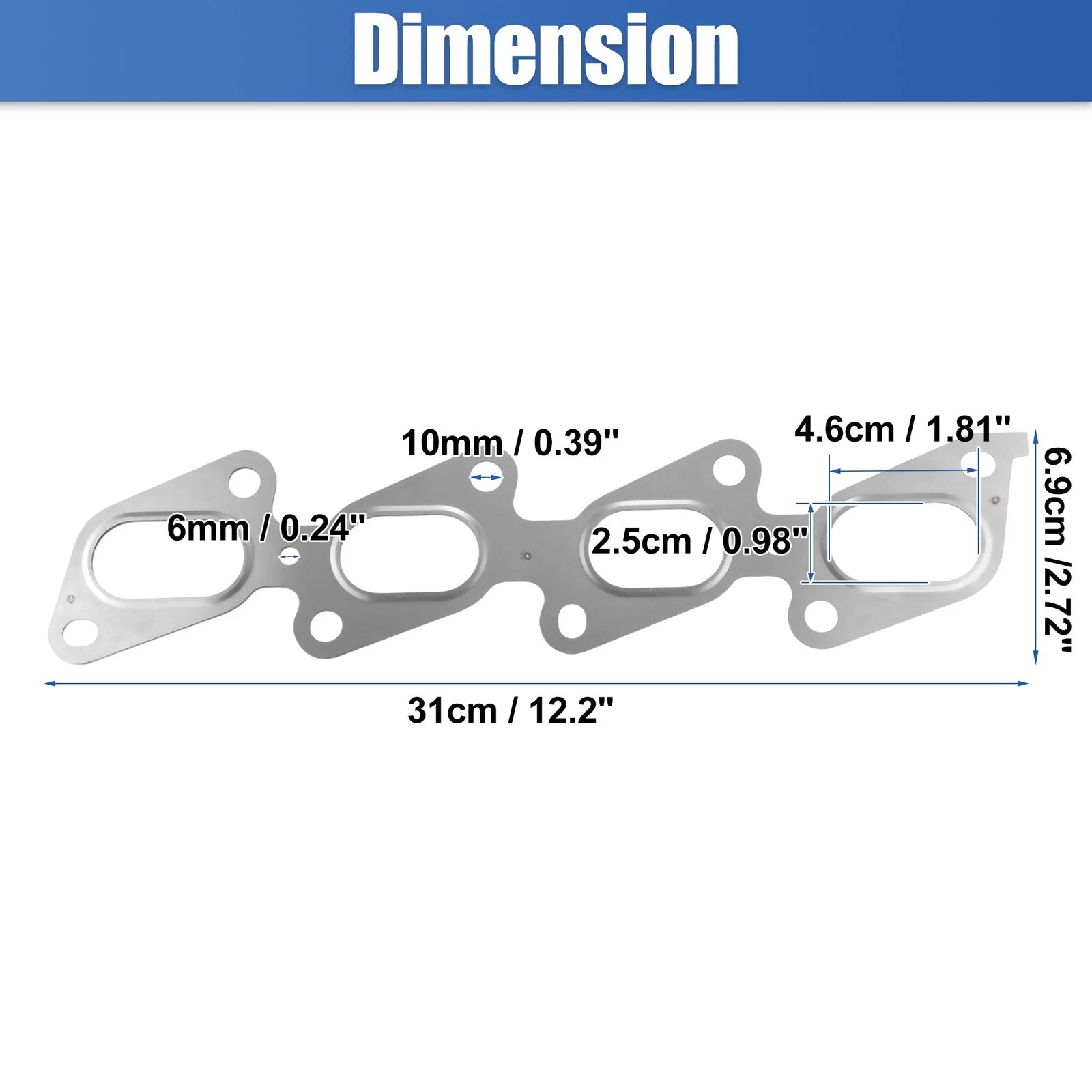 Engine Intake Manifold Seal for Buick Encore, Chevrolet Cruze (2013–2020) No. 55565348