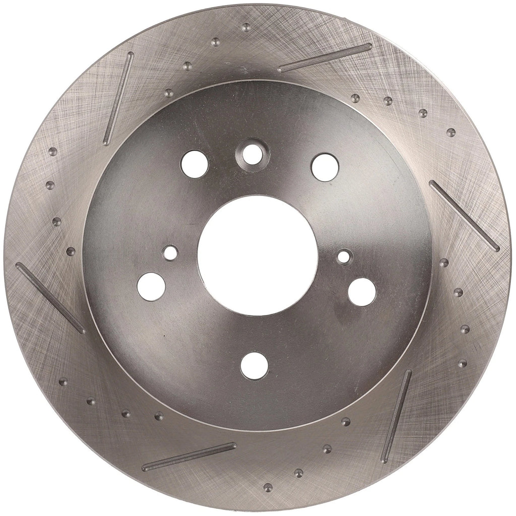 Set of 2 Rear Drilled Slotted Brake Rotors for Lexus ES350 (2007–2011) Toyota Camry