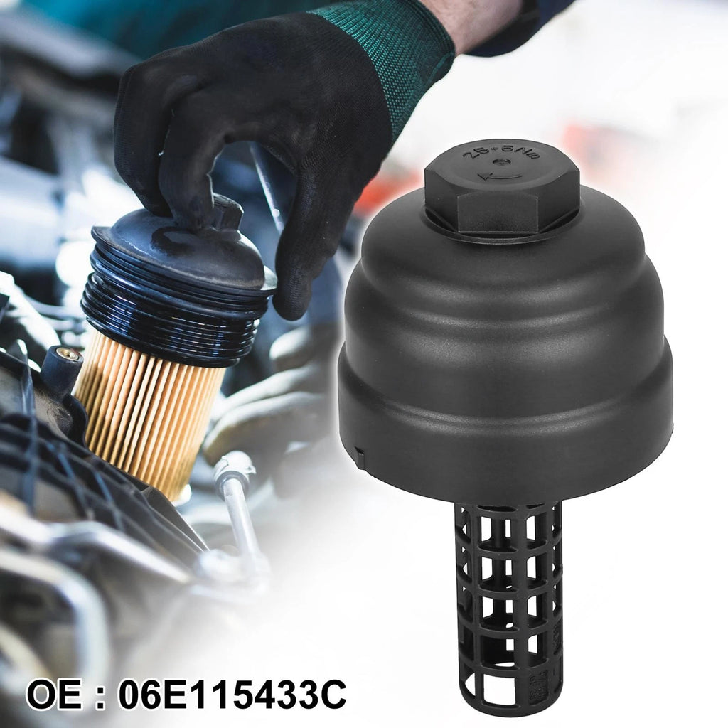 Oil Filter Cap Assembly for Audi A4 A5 A6 Q5 Q7 S4 (2008–2018) 06E115433C